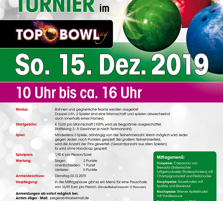 Weihnachtsturnier 2019
