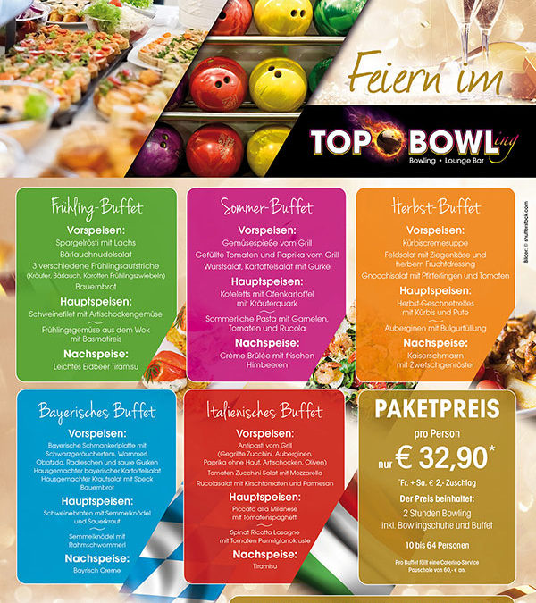 Feiern im Top Bowl!