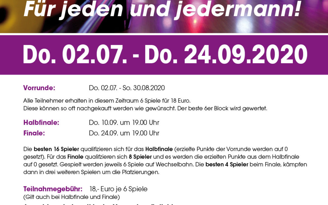 Bowling Meisterschaft 2020!