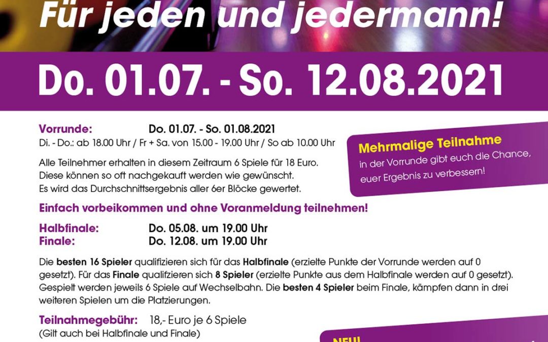 Bowling Meisterschaft 2021!